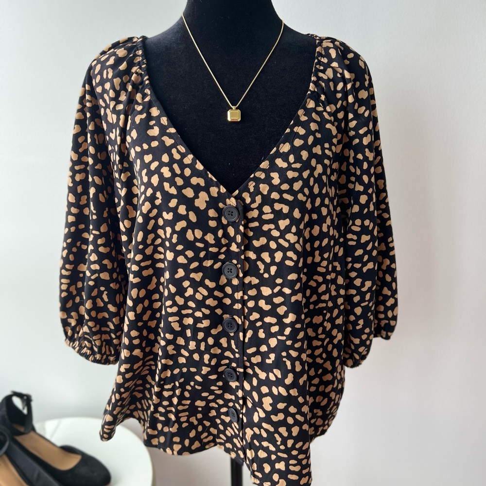 Sanctuary Mila Patterned 3/4 Sleeve